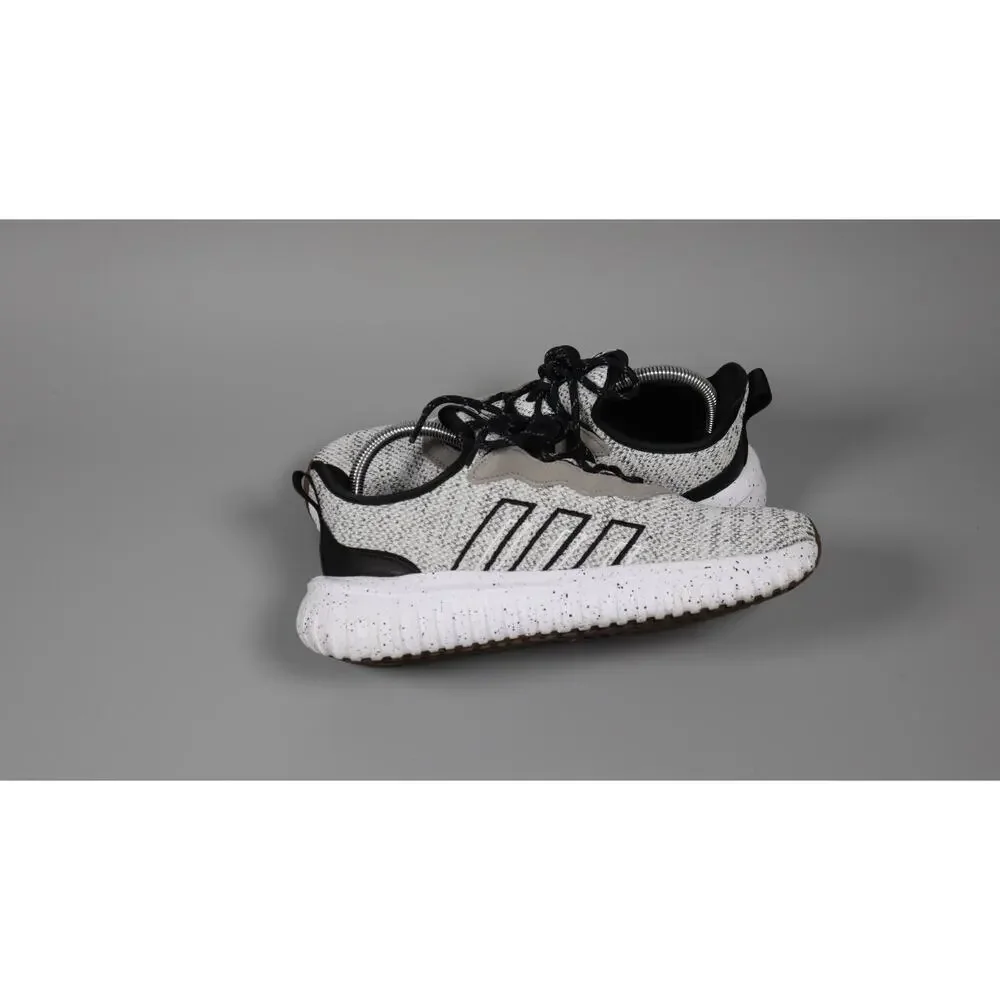 adidas Womens Kaptir Flow 2.0 Lace Up Sneakers Casual Shoes Black White Size 8